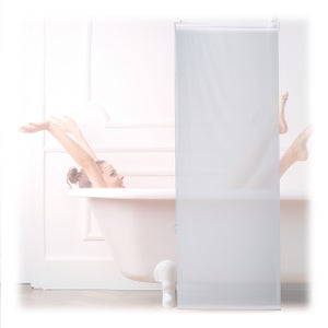 Tenda Doccia Corta Trasparente In PEVA 4G: Leggera, Impermeabile, Con 6 Magneti, 152x183 Cm - 4