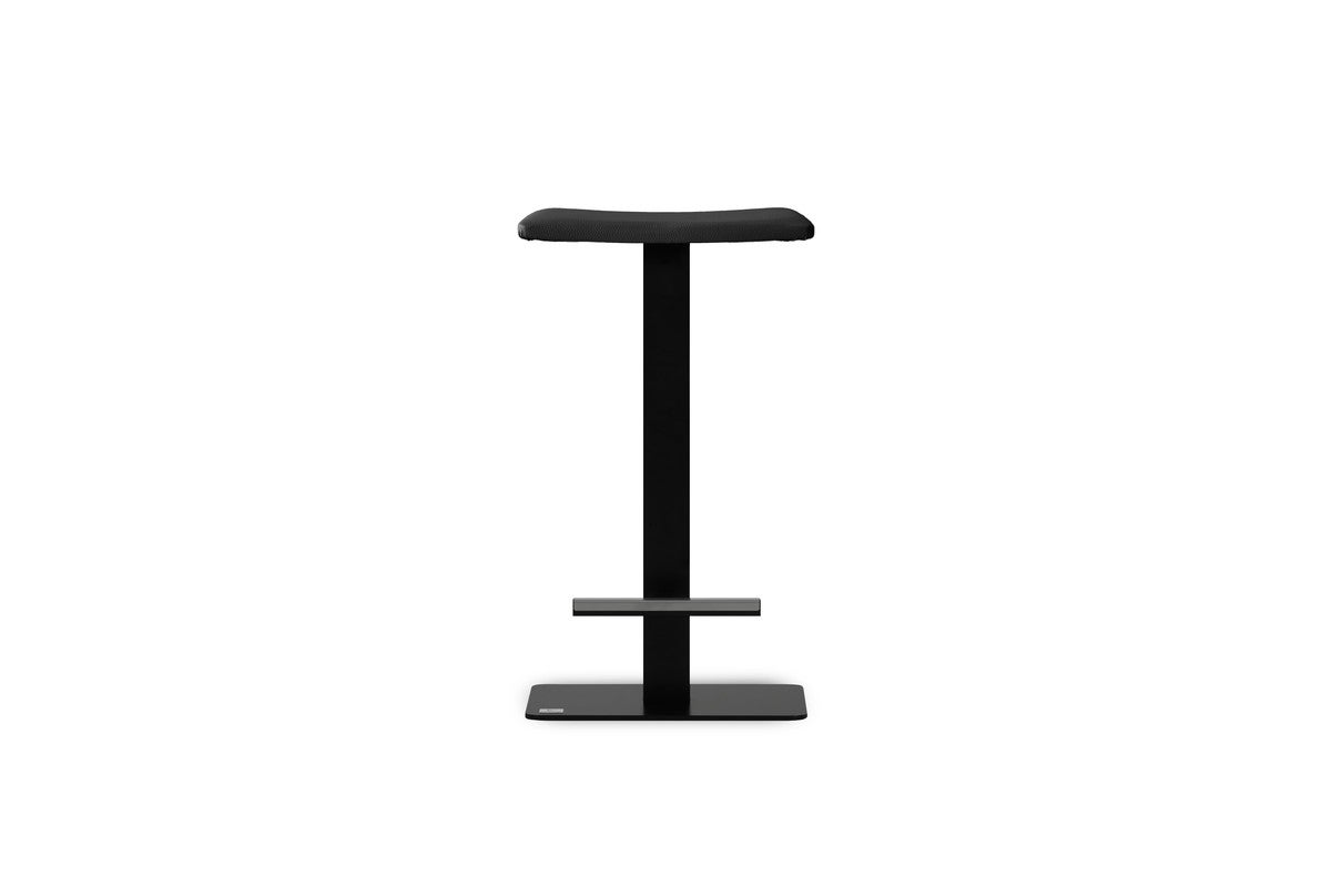 Portus|taburete 63 cm asiento negro estructura negro