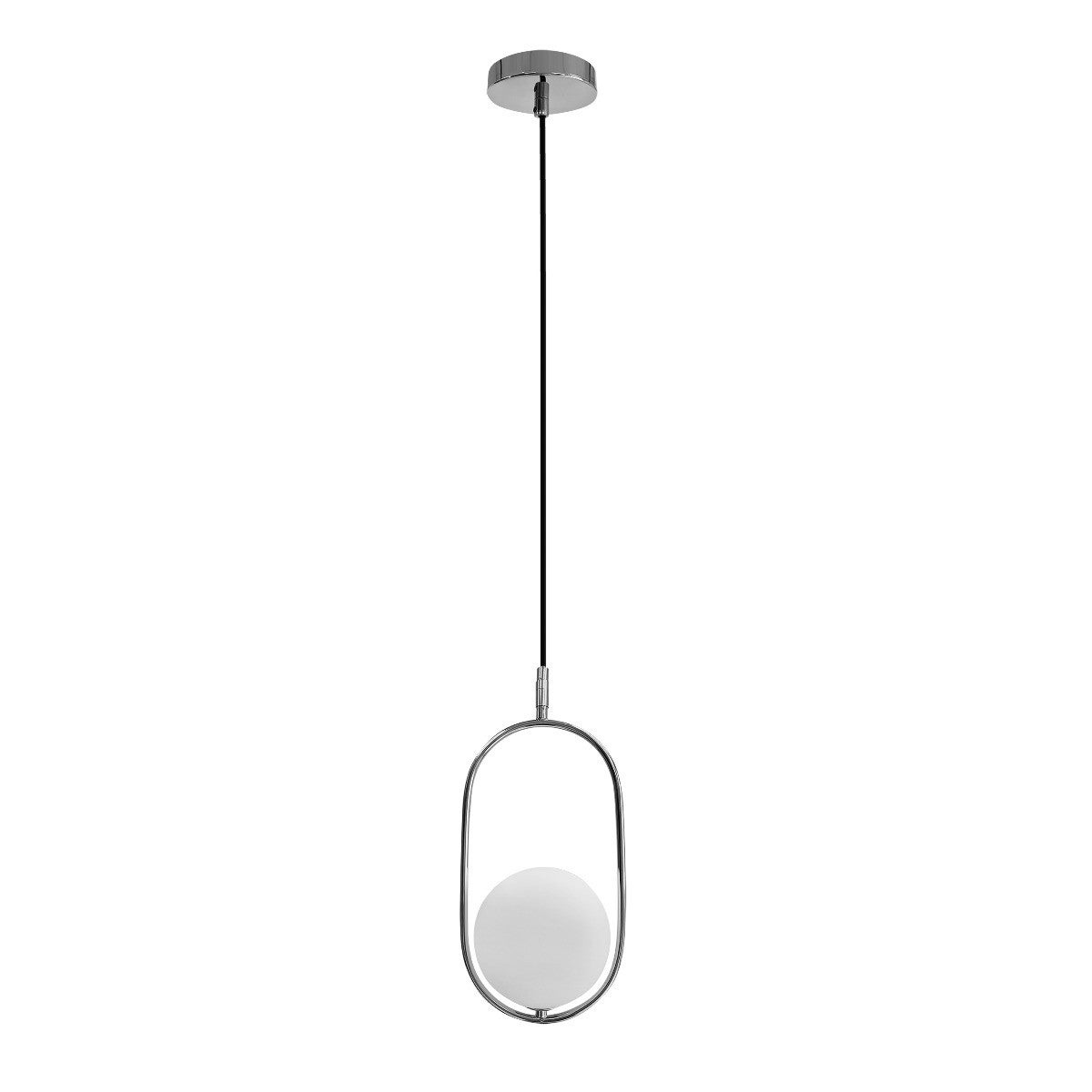 Lampa sufitowa Cordel chromowana 1xG9x28W wym: 120 x 18,5 x 15 cm szkło Candellux