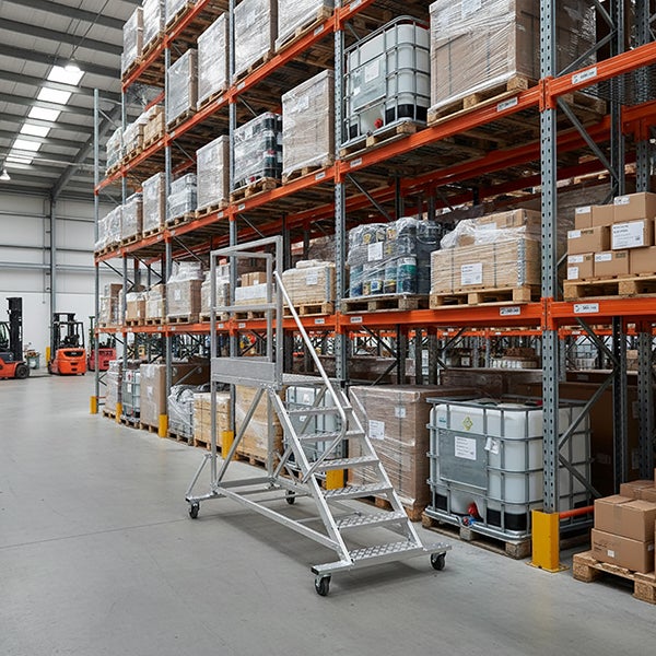 Plateforme roulante 11 marches - Hauteur max. de travail 4.20m - PTF111G-RS - 6