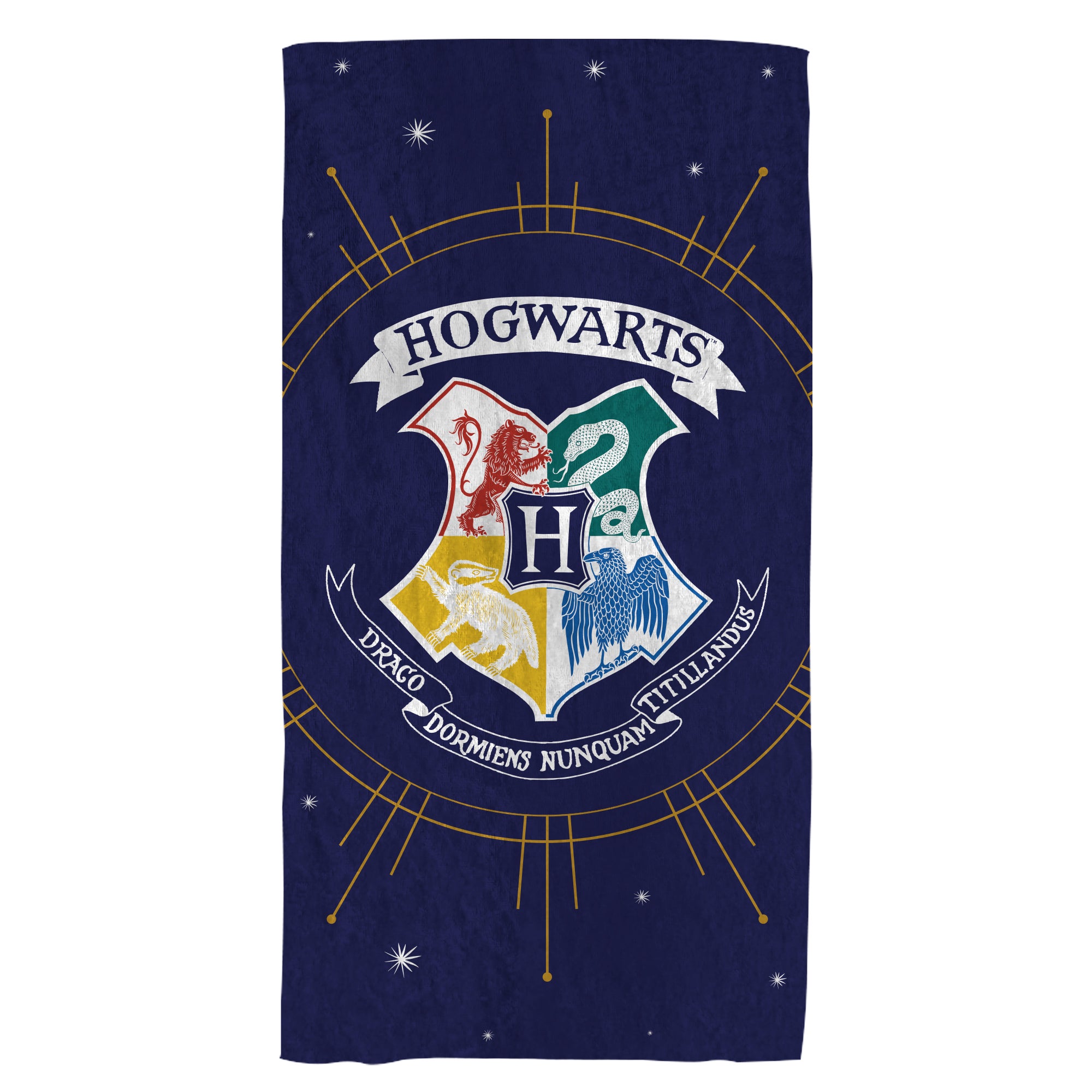 Serviette De Plage Harry Potter Starry Sky - 100% Coton, 75x150 Cm, Bordeaux