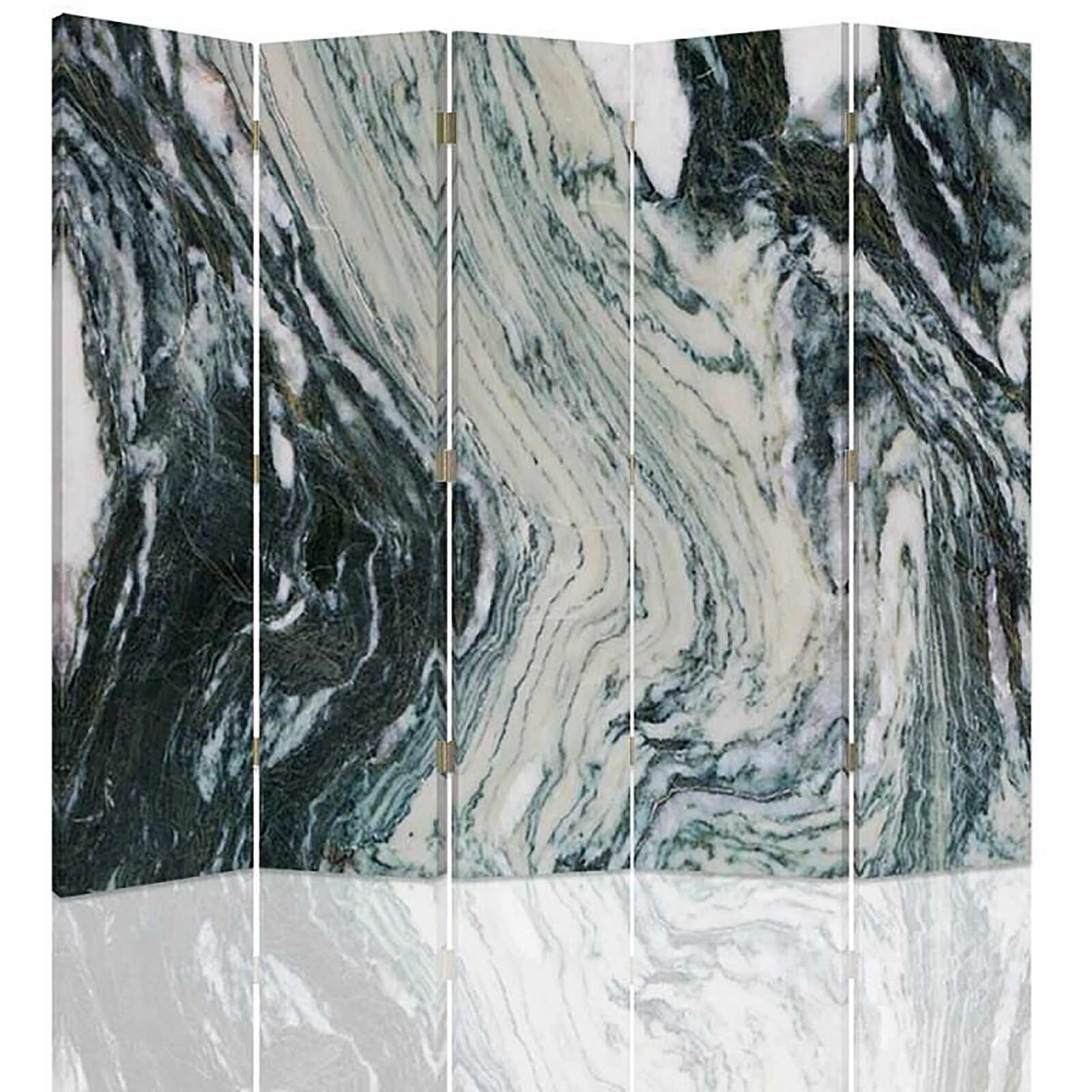 Paravento Decorativo Enchanted In Marmo – Divisorio Pieghevole Per Interni Ed Esterni, 135x172 Cm
