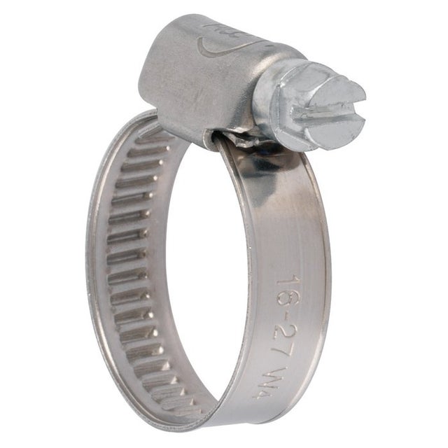 Collier bande non perforée W4 largeur bande 9 mm Ace - Diamètre 16 - 27 mm - Vendu par 50