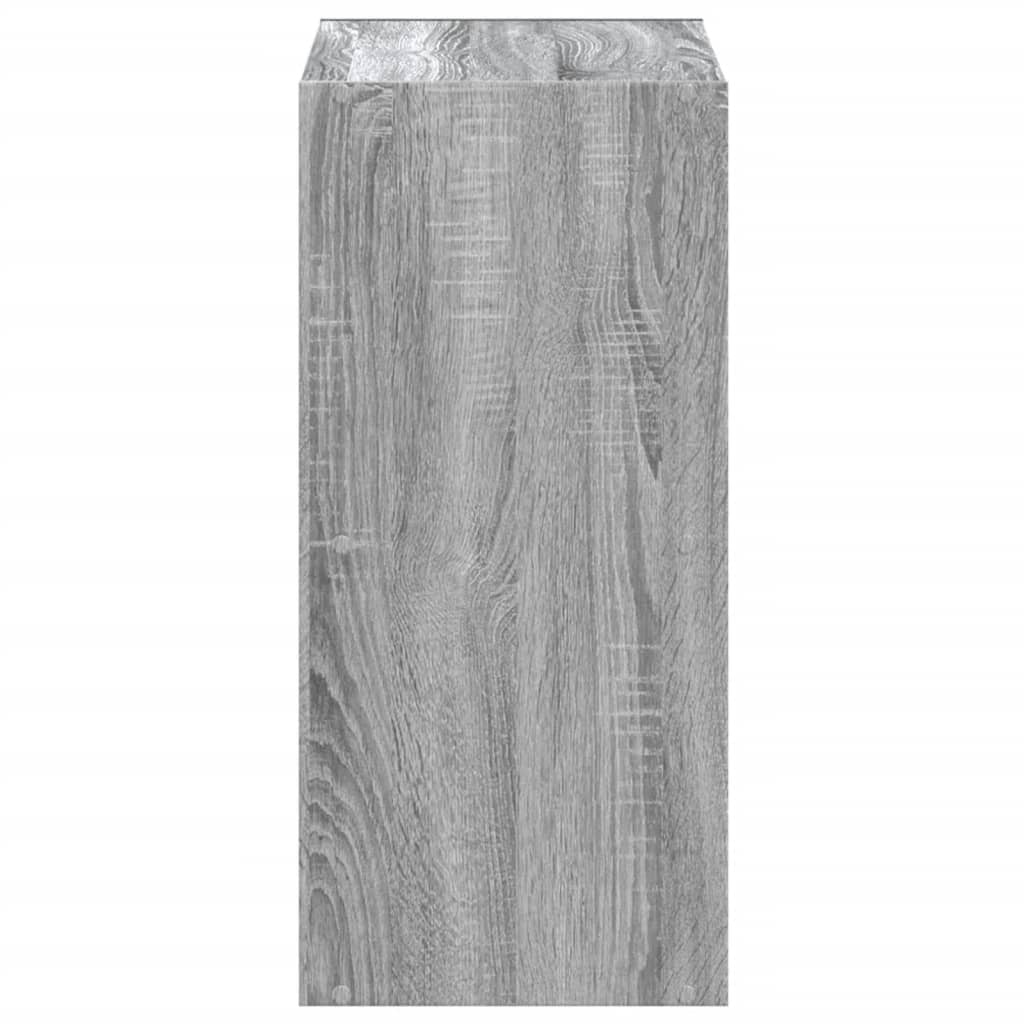 Bibliothèque sonoma gris 68,5x32x68,5 cm bois d'ingénierie vidaXL - 6