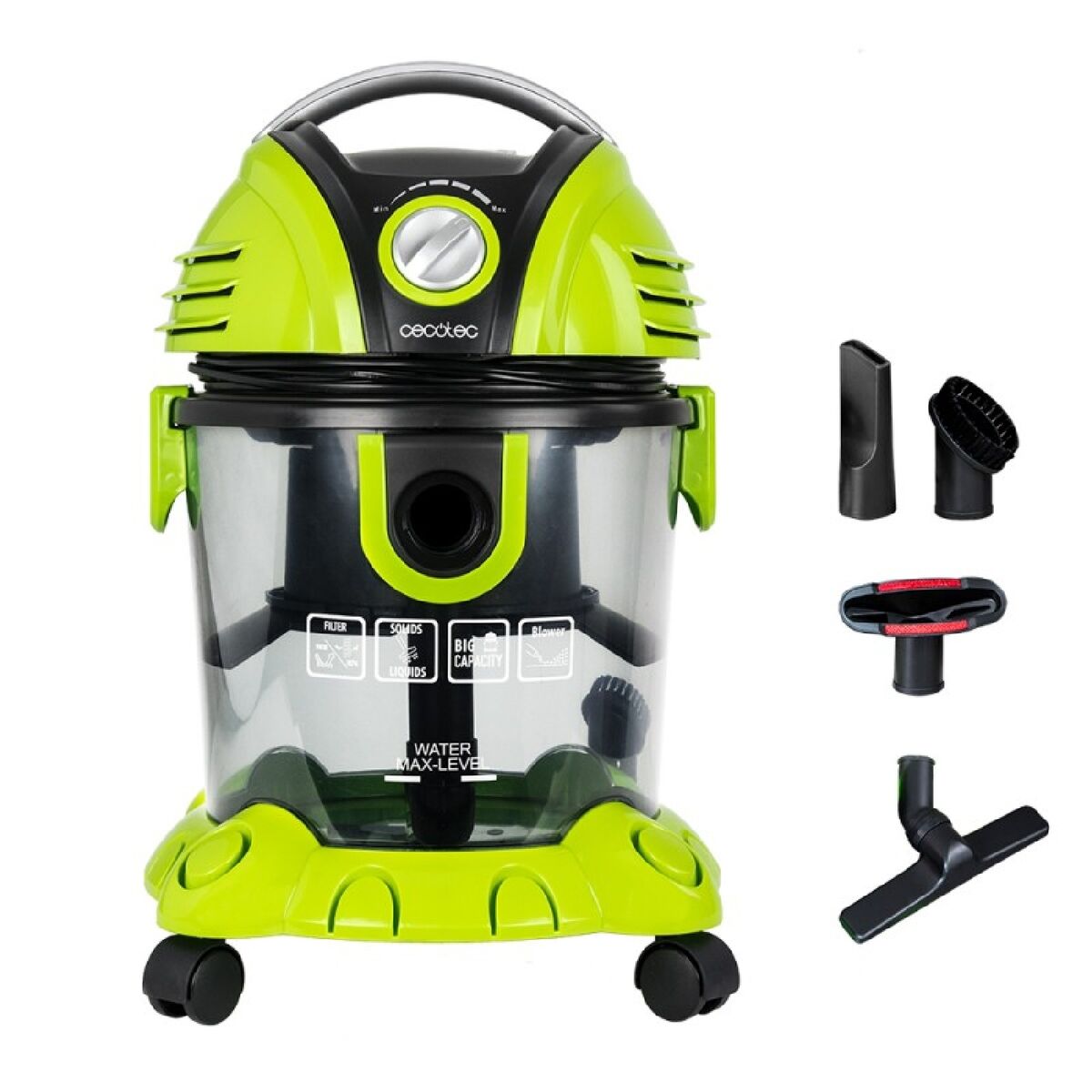 Cecotec Negro Aspirador Trineo Conga Wet&Dry T - Imagen 3