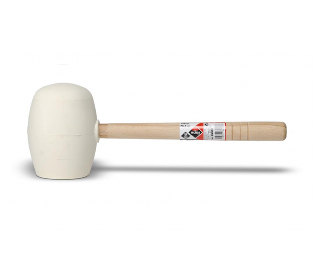 MAILLET CAOUTCHOUC BLANC POINTE RONDE RUBI - 750 gr