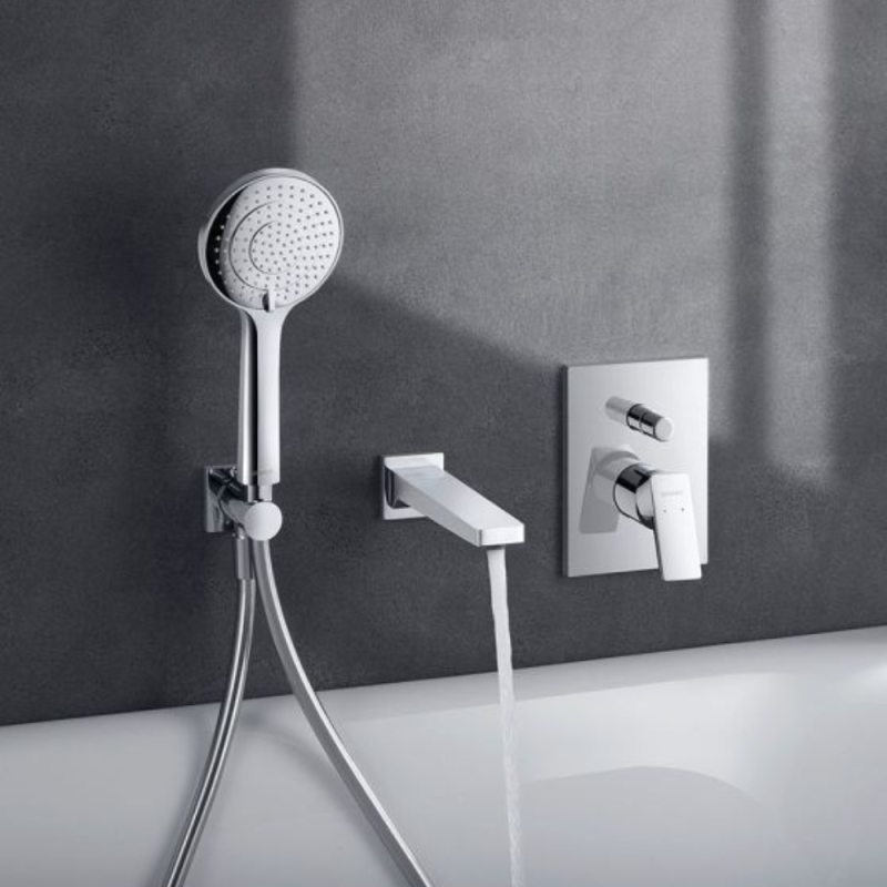 Pommeau de douche 3 jets DURAVIT Universal avec curseur Chromé - 2