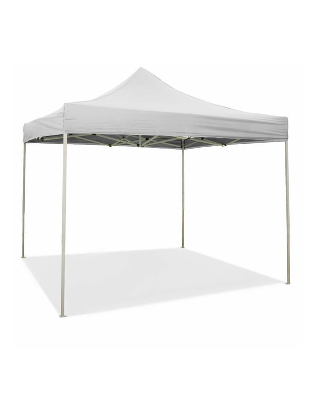 Gazebo a Fisarmonica Richiudibile Multiuso 3x3 mt EasyFlex da Giardino BIANCO