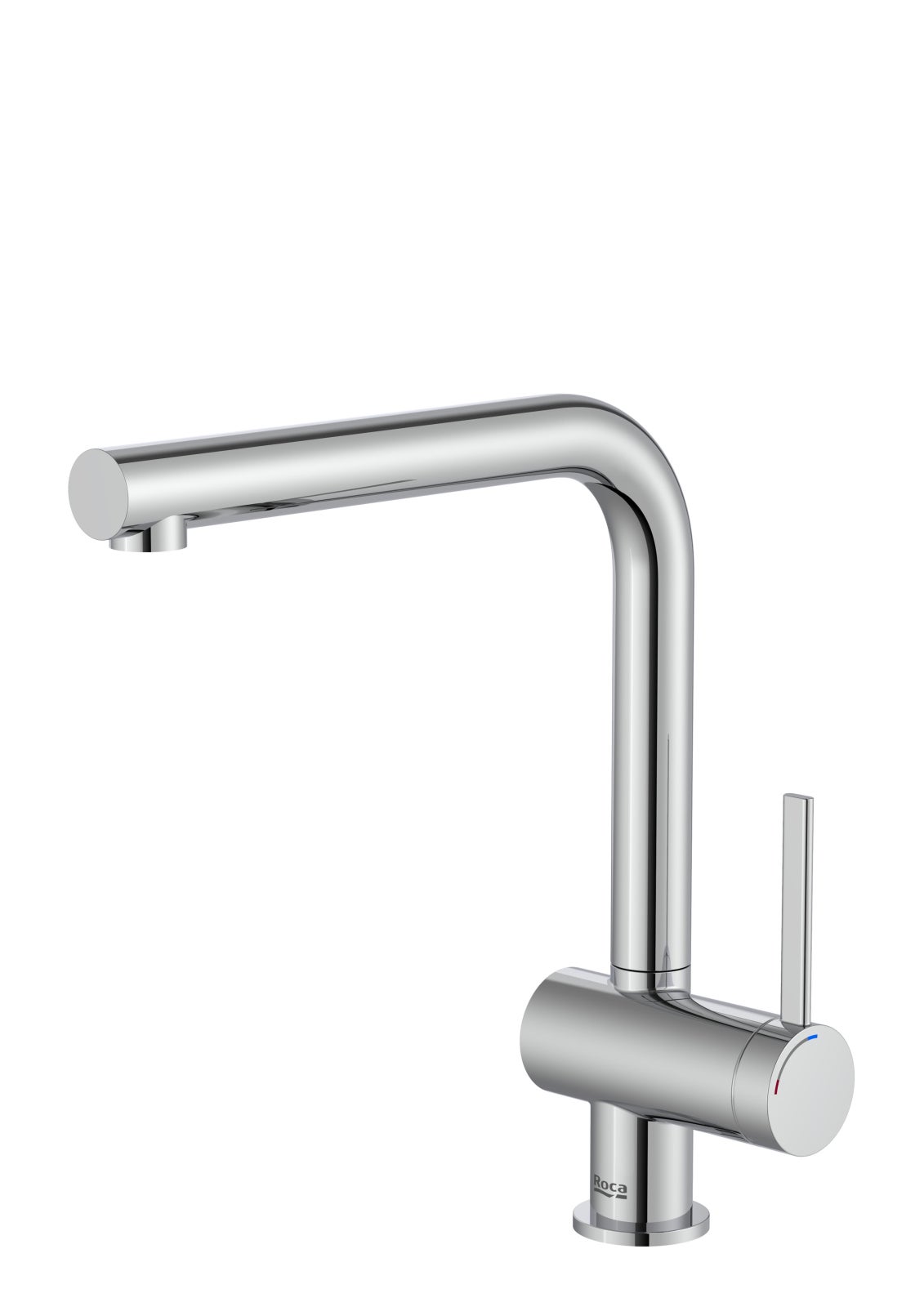 Baterie bucatarie Roca A5A831FC00, 0.8 bar, 297 mm, 225 mm, 1 orificii instalare, 1 sprayuri, 180 unghi pivotare, Crom