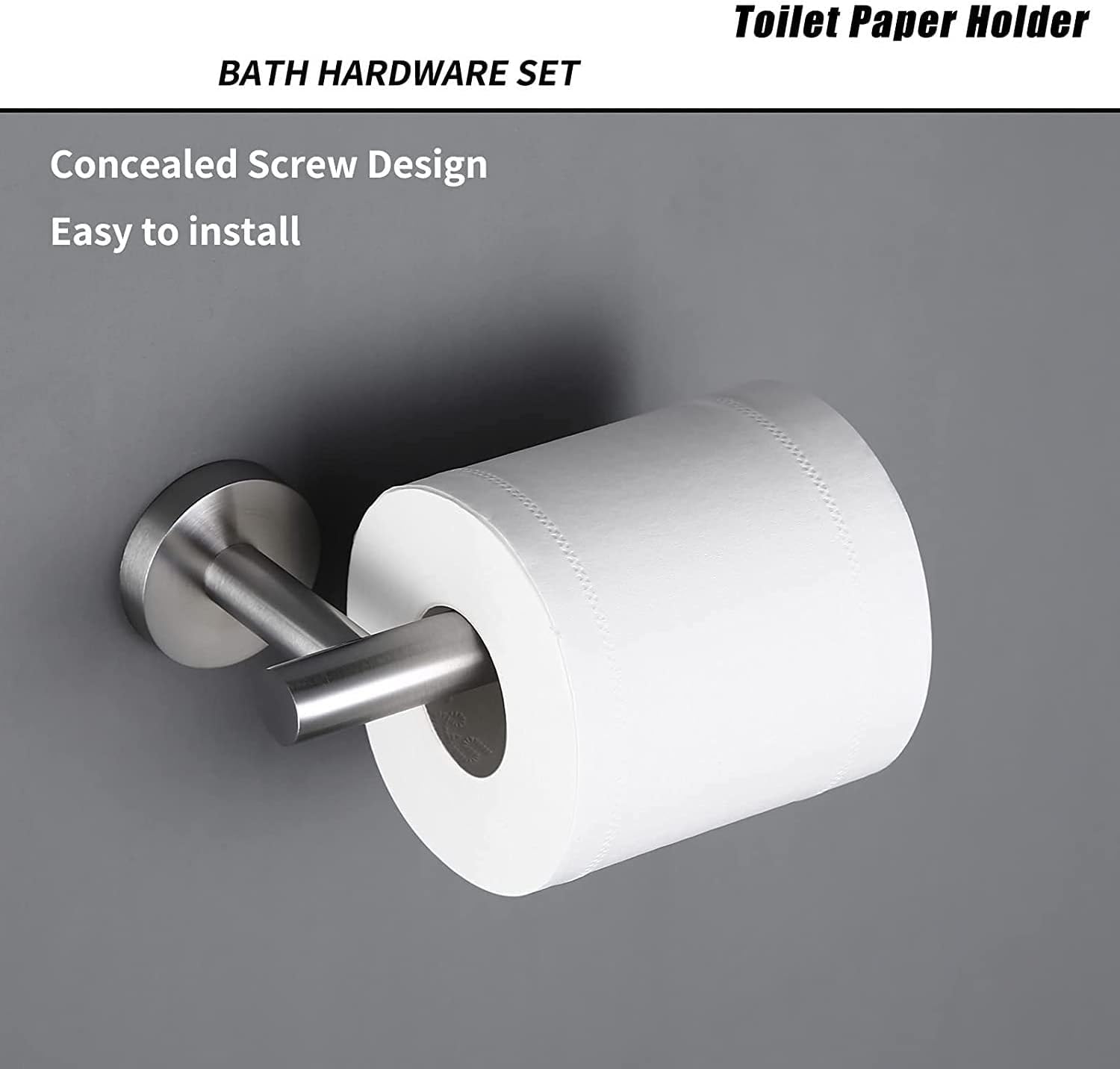 Porte-Papier Toilette Mural Avec Etagu00e8re 14CM SUS304