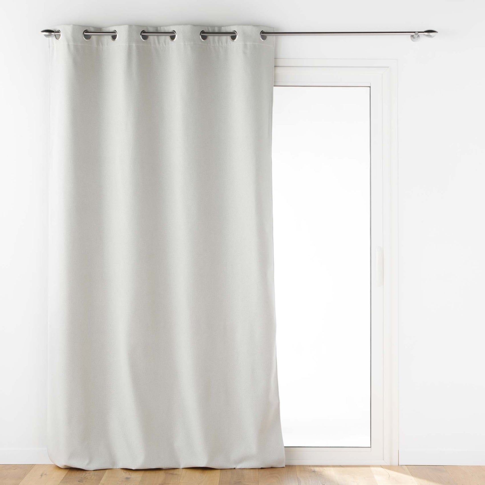 Rideau isolant doublé polaire - Naturel - 140x260 cm - Polyester - 4