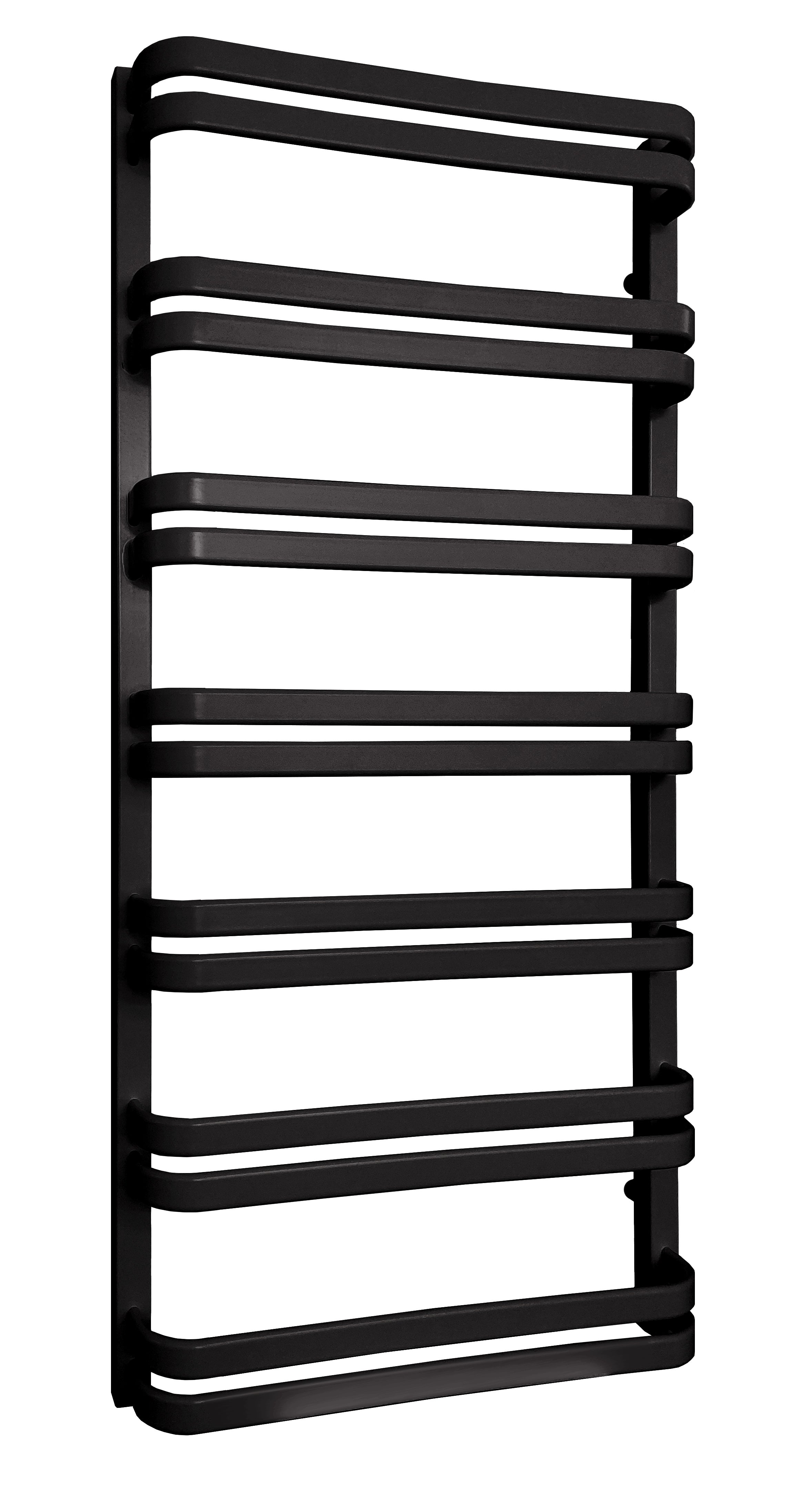 Grzejnik Perseid 115x53 cm Czarny 515W Roz 50cm 10 Bar LUXRAD