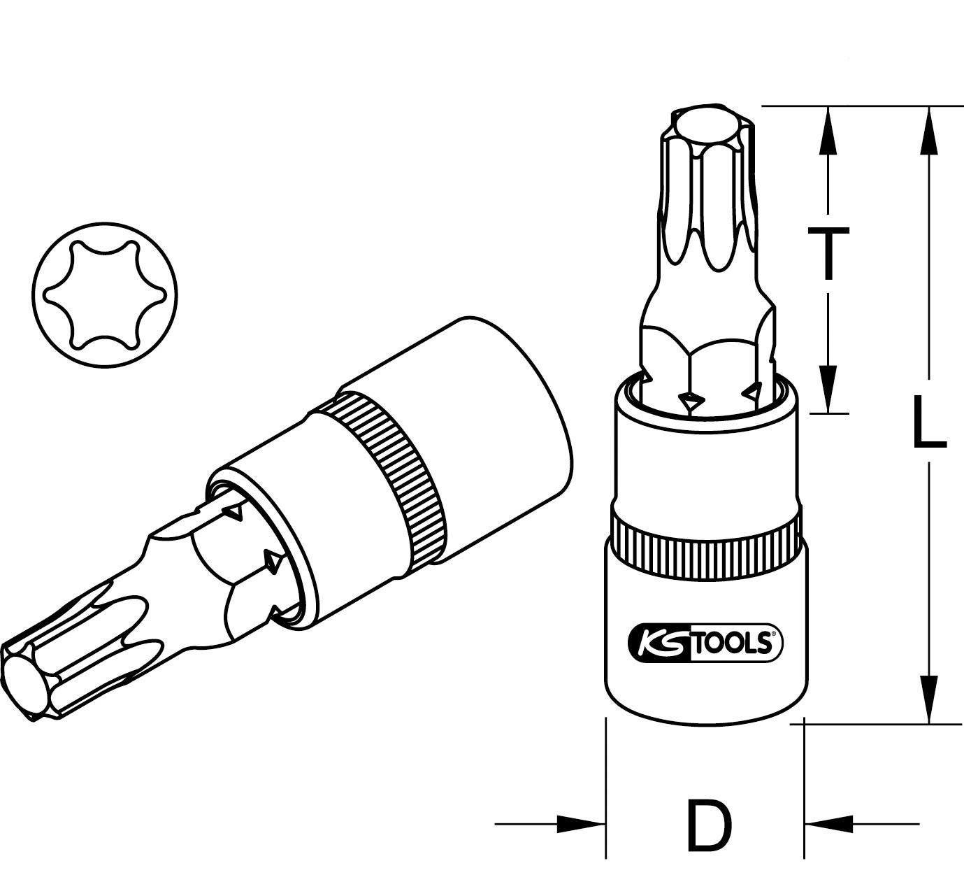 KS TOOLS 1/4