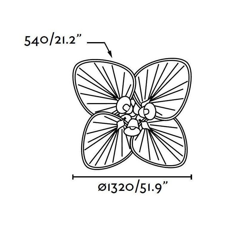 Ventilateur de plafond tropical marron clair 130 Cm FARO CUBA 33352B - 3