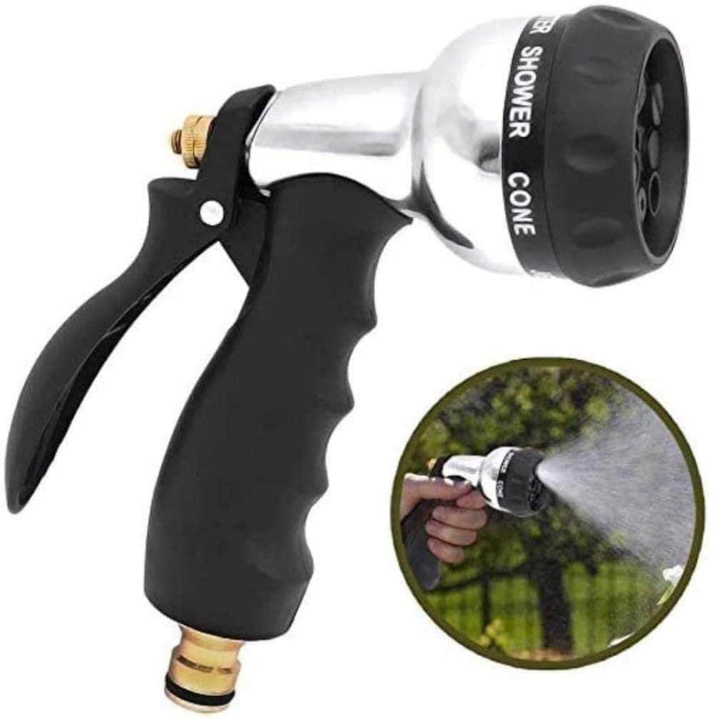 Wielofunkcyjna głowica prysznicowa ogrodowa do podlewania trawników, mycia samochodów i kąpania zwierząt domowych Baden Uptodate