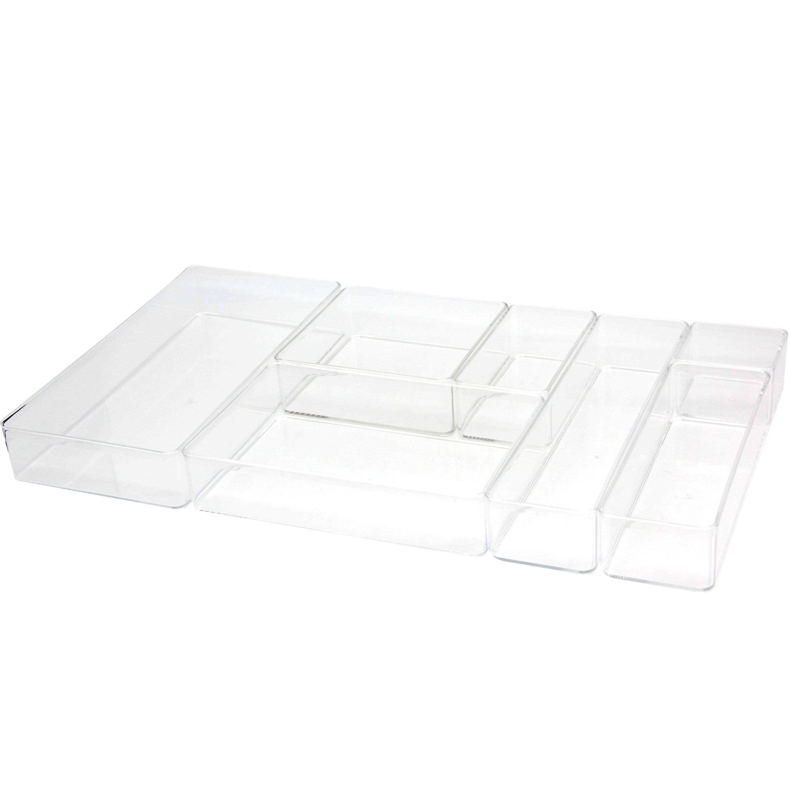 Przenośna skrzynia do przechowywania - wys. 10,5 x szer. 22,8 x gł. 30,3 cm - akryl przezroczysty - SENSEA