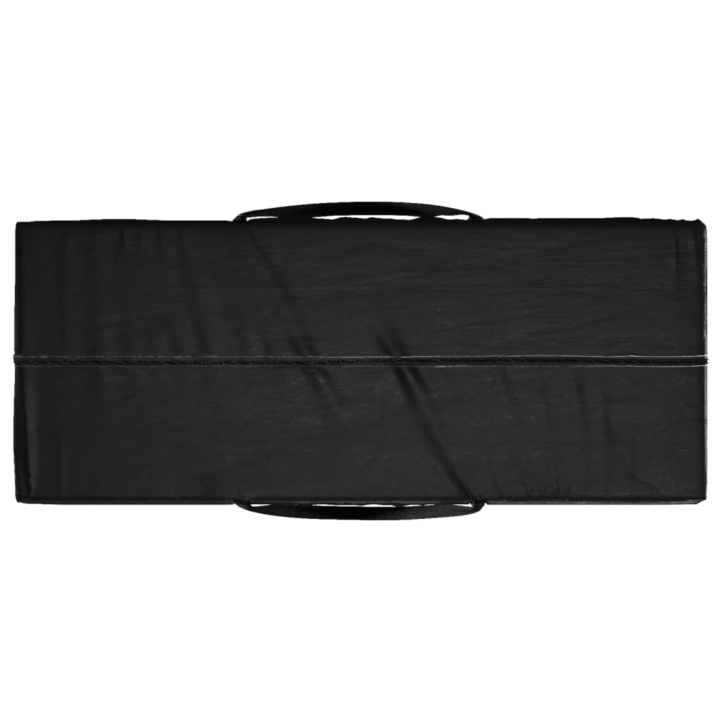 Sac de rangement pour coussins de jardin noir 135x40x55 cm PE - 5