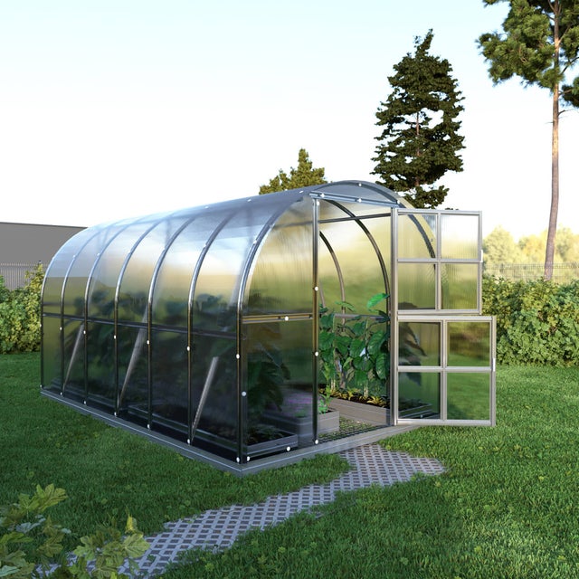 Serre de jardin KLASIKA ARCH 3 x 4 m (12 m²), 6 mm avec revêtement en polycarbonate