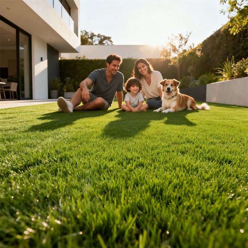 Arquiservi® - Relva Artificial Forever Ultra 20mm Rolo 1x1m (1m²) Densidade Premium Realista Fácil Instalação Jardins e Terraços - 2