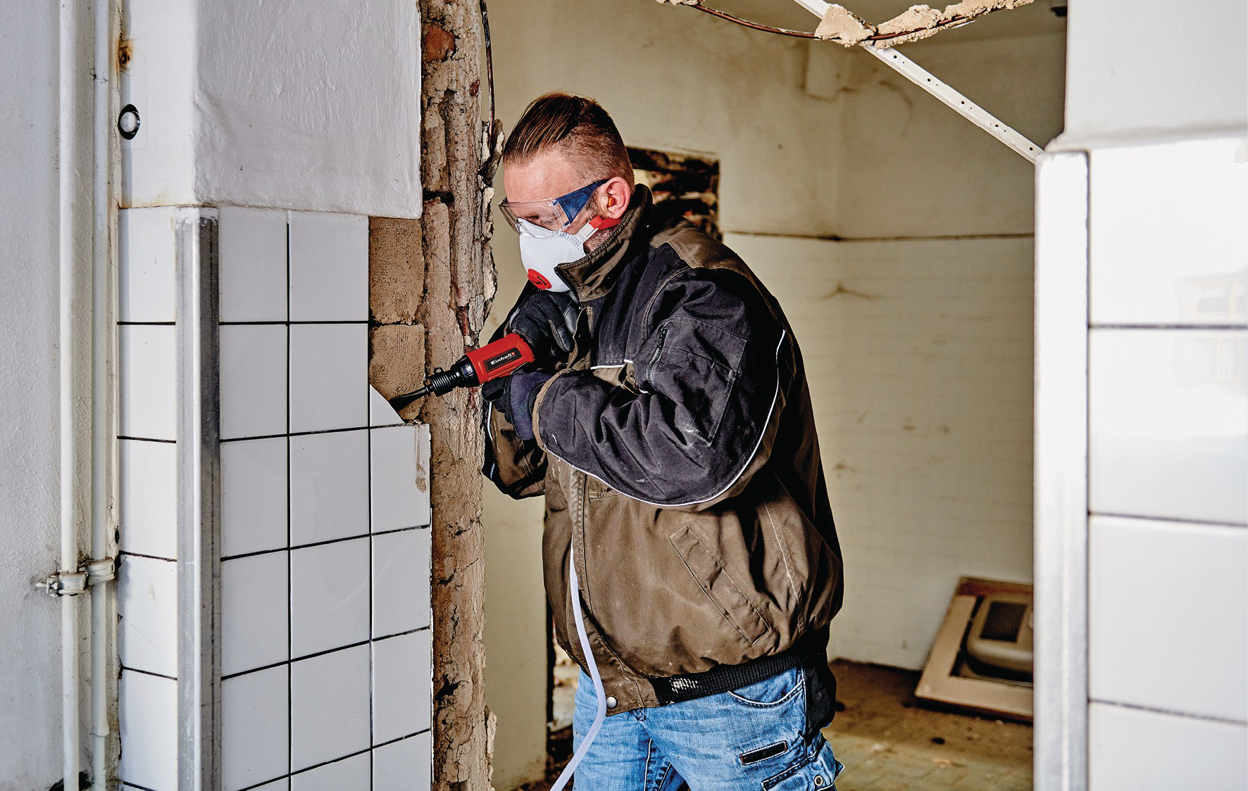Młot pneumatyczny Einhell TC-PC 45 Moc 1,2 J i Ciśnienie 6,3 bar - 4