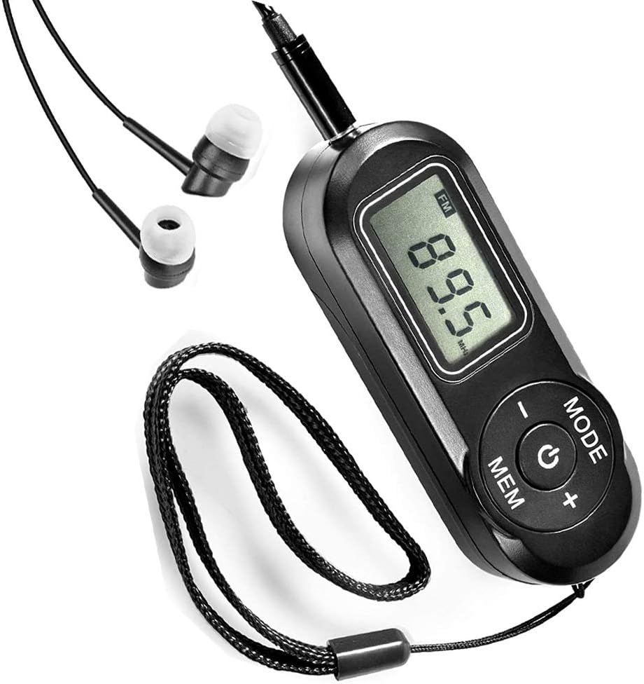 Radio de poche, radio FM rechargeable avec excellente réception, écran Radio de poche, radio FM rechargeable avec excellente réception, écran