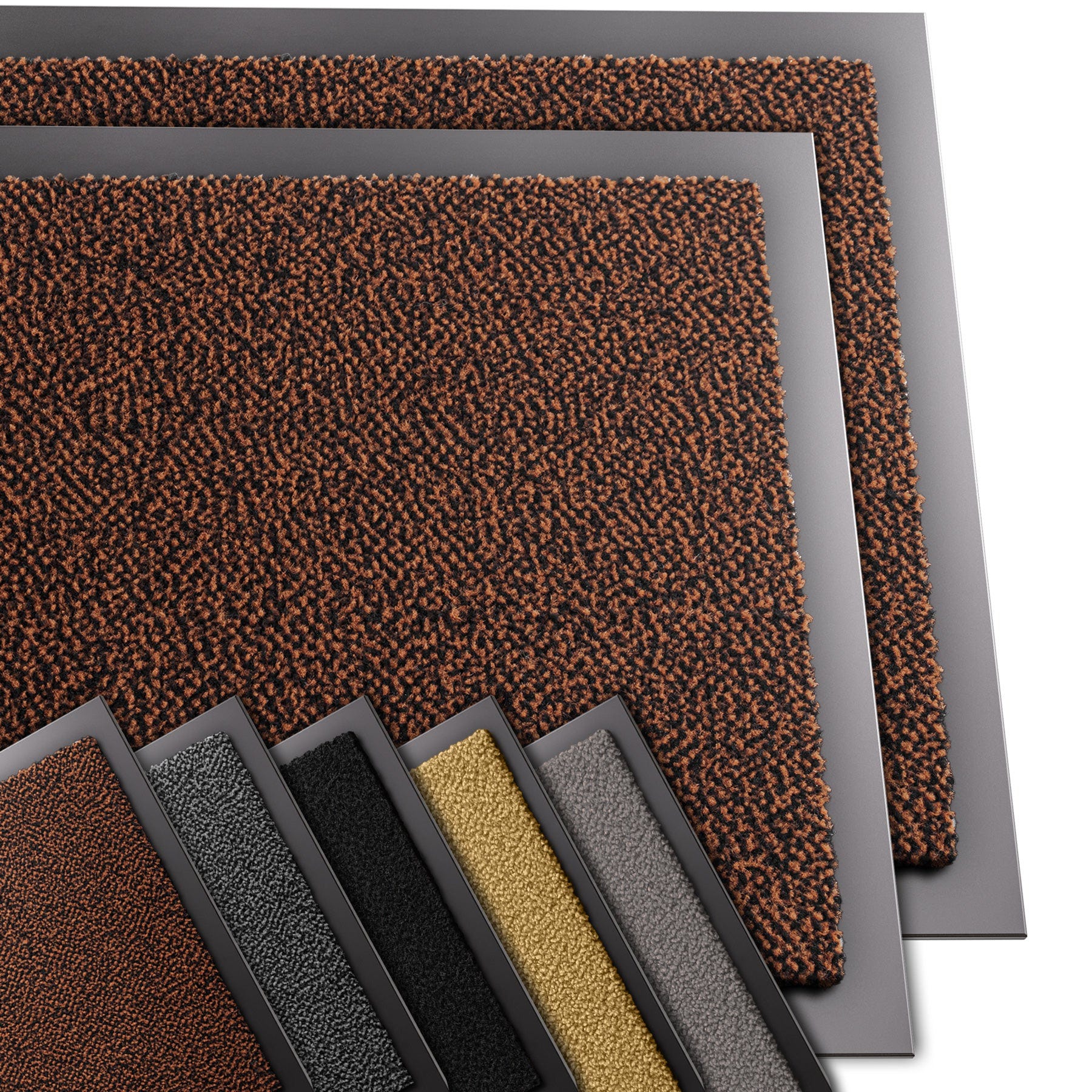 Casa Pura - Zerbino Ingresso 40x60 Cm Marrone - Tappeto Antiscivolo Ultra Assorbente Per Interno/Esterno - Lavabile In Lavatrice