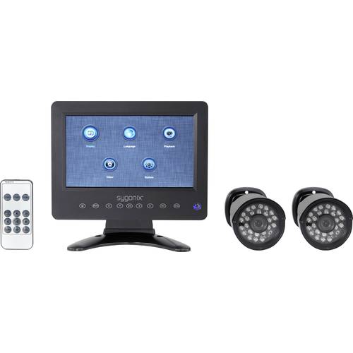 Sygonix SY-4600588 AHD Set pour caméra de surveillance 2 canaux avec 2 caméras 1280 x 720 pixels - 2