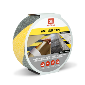 Ruban Antidérapant 20x2,5 Cm - Adhésif Haute Résistance Imperméable Pour Escaliers, Piscines, Rampes, Surfaces Glissantes