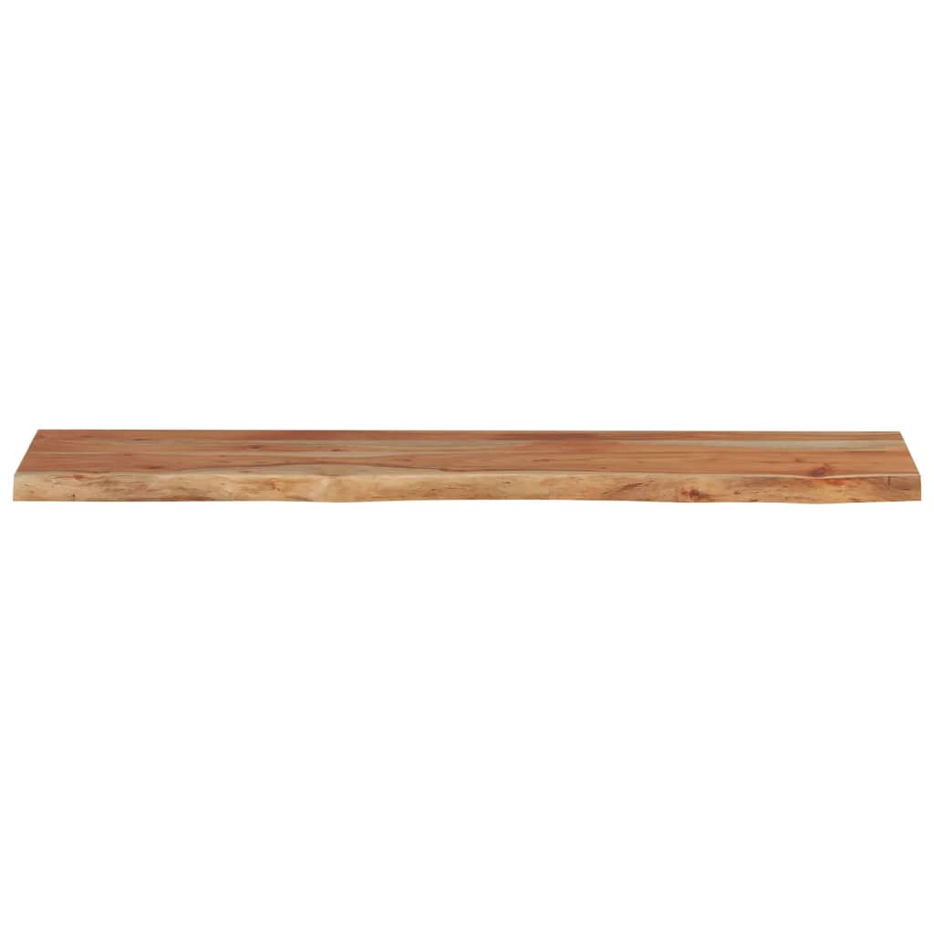 Étagère murale | Étagère flottante | Étagère suspendue rectangulaire massif acacia bordure assortie CFW135196 - 4