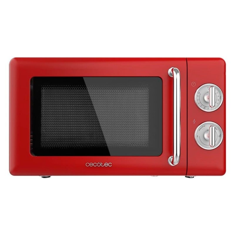 Cecotec Microondas Solo Microondas 20L Proclean 3010 Retro Red - Imagen 3