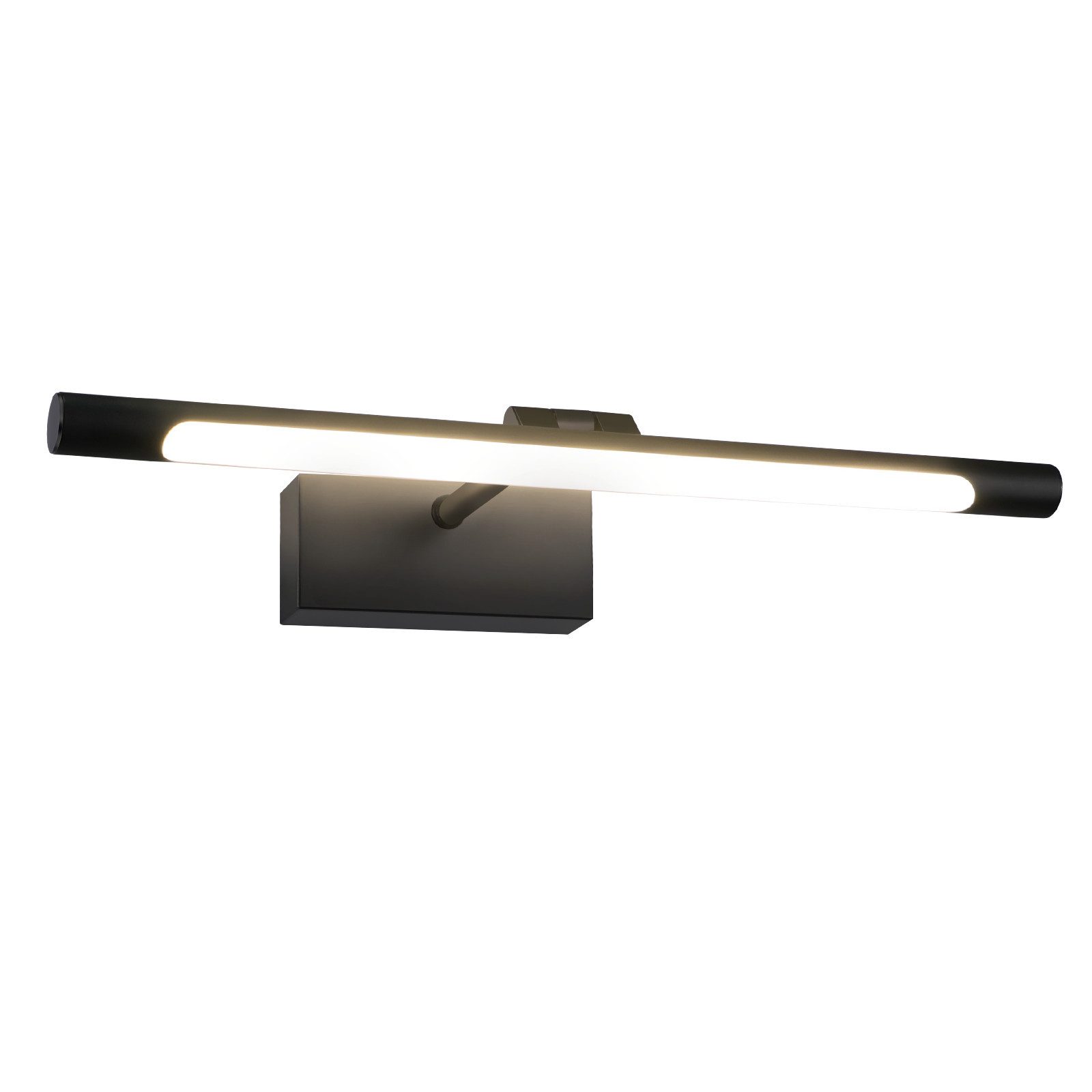 Lámpara de espejo de baño LED NETTLIFE de 6 W, luz blanca neutra de 4000 K, luz de pared con abrazadera cromada - 9