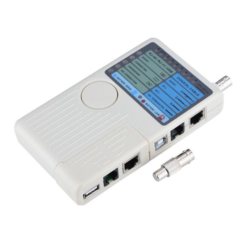 Testeur de réseau RJ45 / RJ11 / USB / BNC et détecteur de câbles LAN - 6
