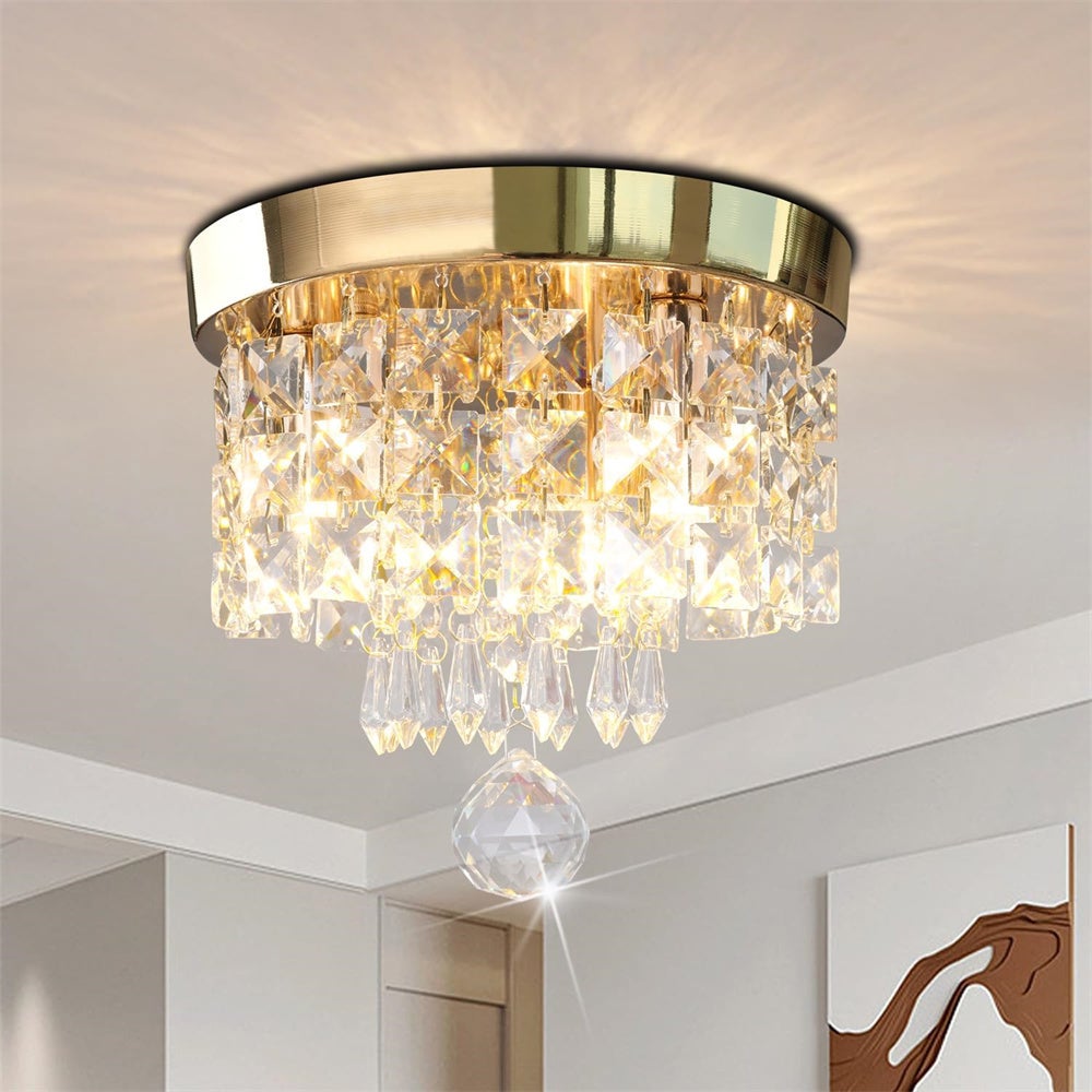 Leroy Merlin Lámpara de techo led empotrable regulable, casquillo e14, luz cálida, estilo moderno, ideal para dormitorios y salones. 25 x 28 cm. 