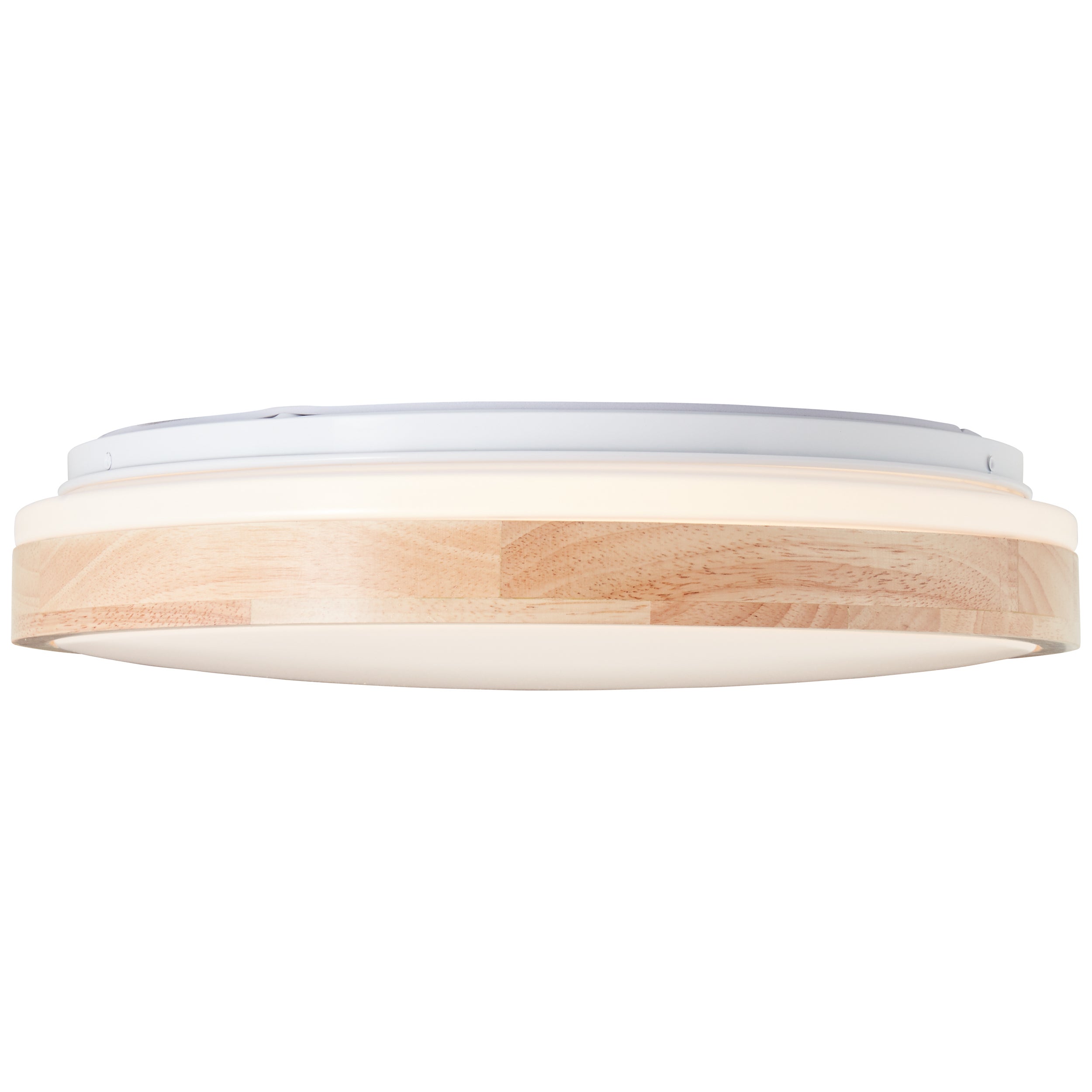 Brilliant Brodsky LED lampa sufitowa 38cm jasne drewno/biały, metal/drewno, 1x zintegrowana dioda LED, 24 W, (strumień świetlny: 2500 lm, barwa światł - 3