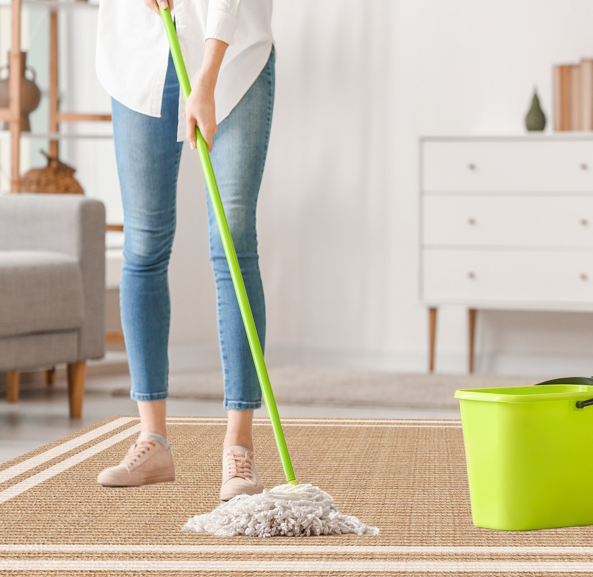 Tappeto antiscivolo in vinile Agnan 50x140 cm - PVC stampato, lavabile, ignifugo, per salotto e cucina - 3