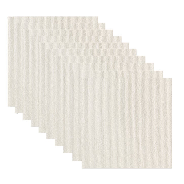 10 uds alfombra autoadhesiva blanca, alfombra sin pegamento para sala de estar dormitorio, 40cm x 40cm