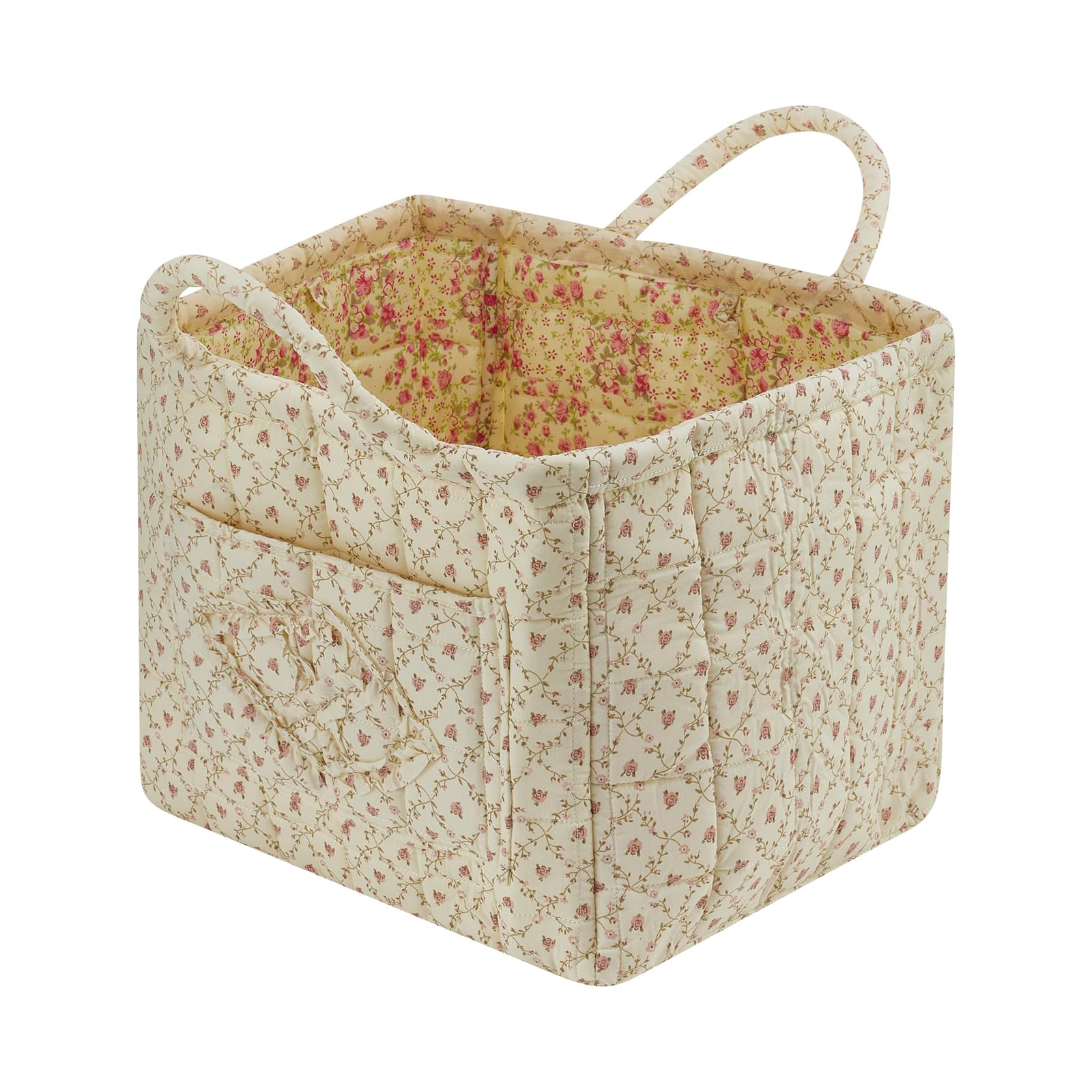 Panier De Rangement Métallique Avec Poignée - Organisateur Cuisine Et Ménage Noir