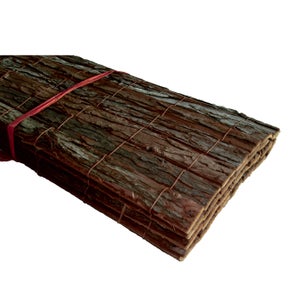 Natte brise vue en écorce naturelle de sapin WERKA PRO 1 x 3m
