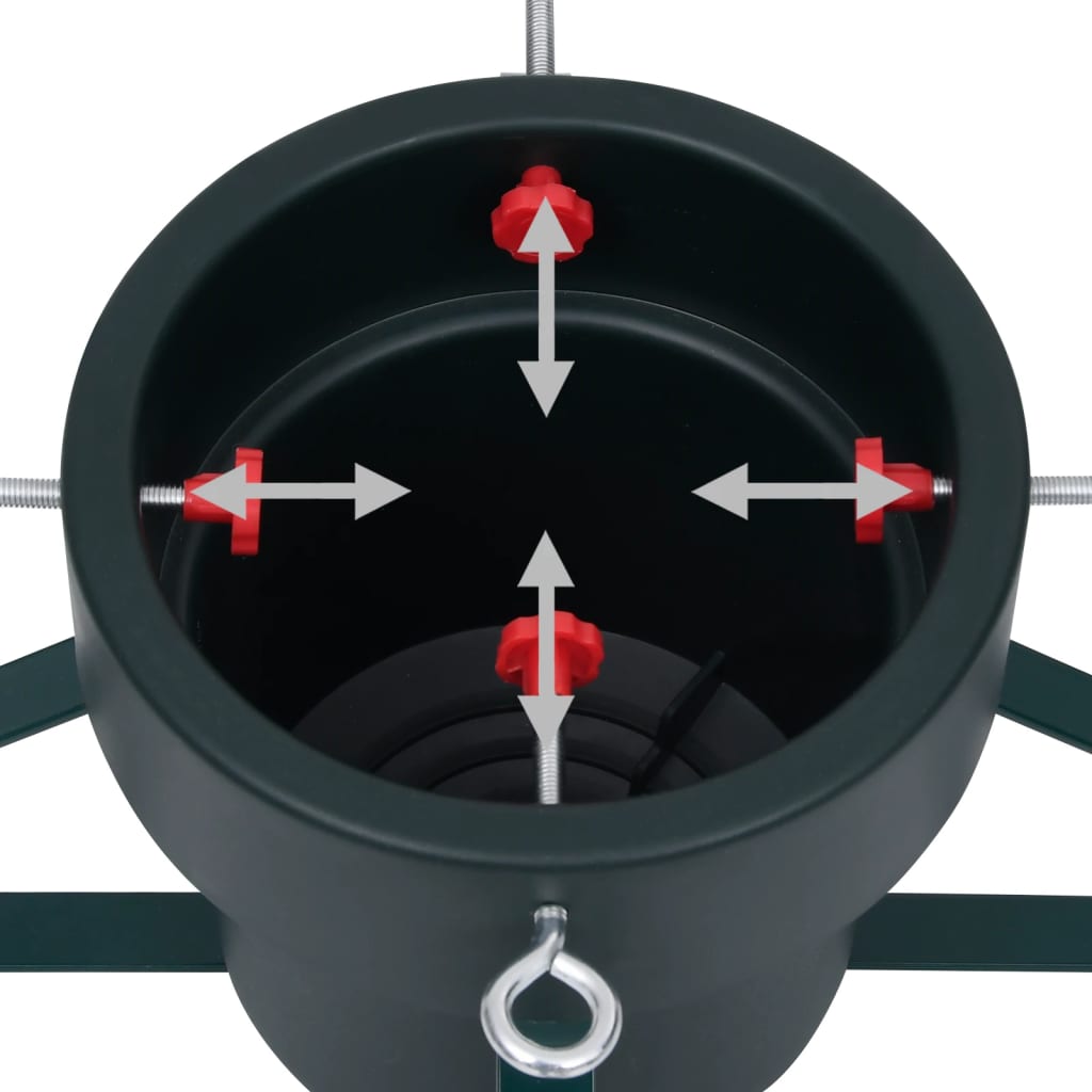 Stojak pod choinkę, czarny, 46x46x19 cm - 5