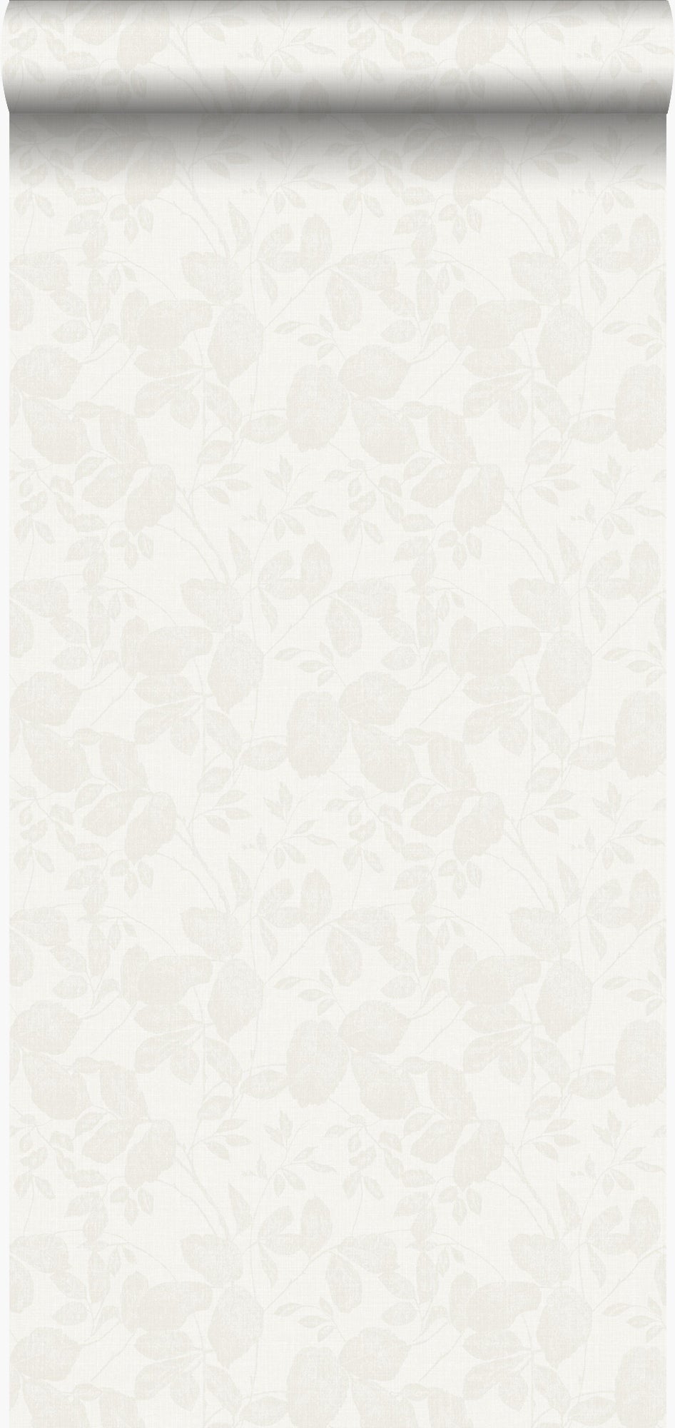 Papel pintado hojas blanco - 53 cm x 10.05 m - origin wallcoverings