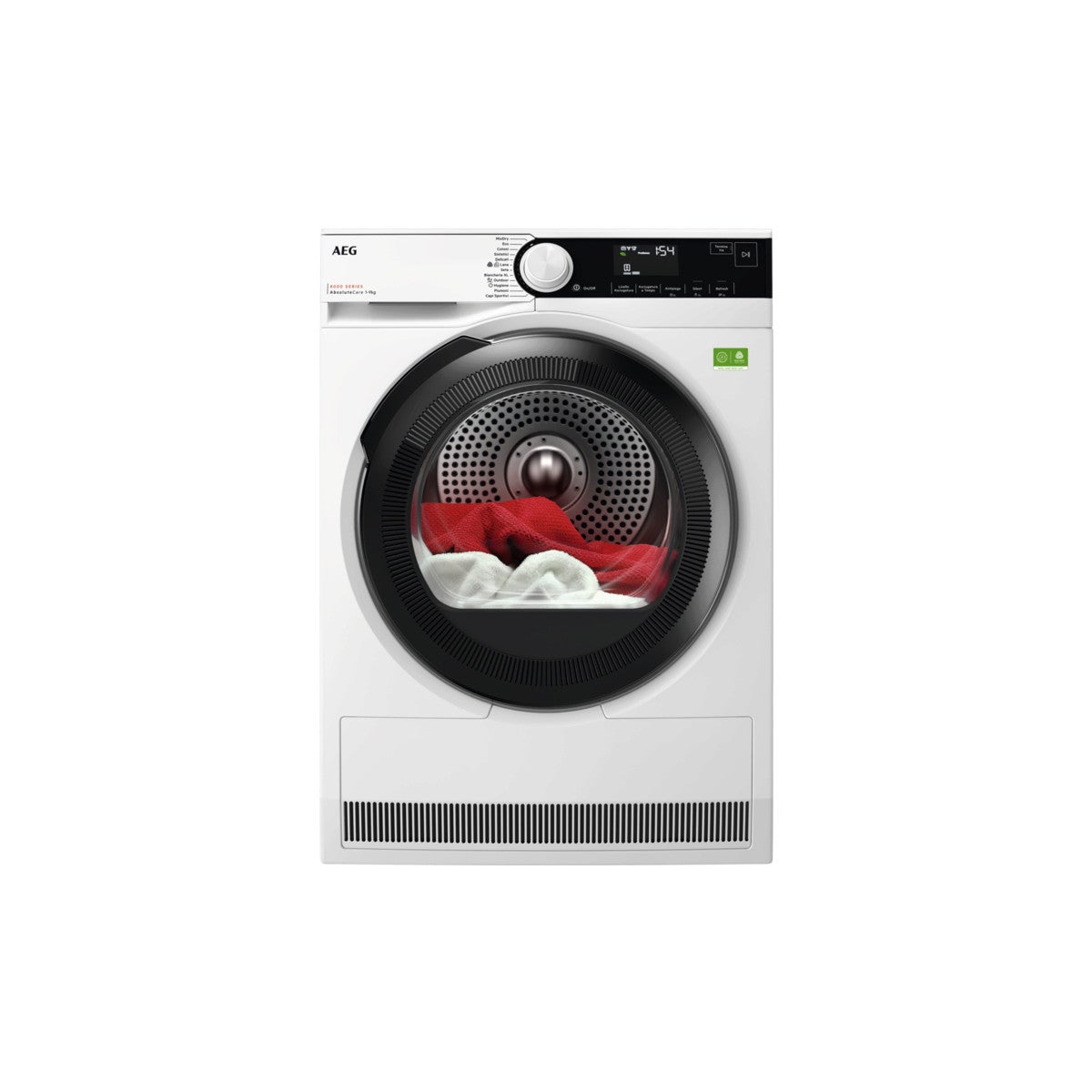 Lg - sèche-linge pompe à chaleur à condensation 77cm 18kg rh8p12wh - RH8P12WH