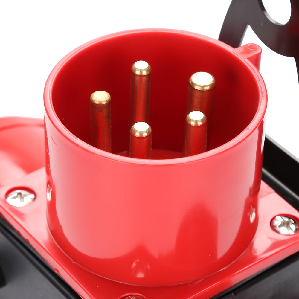 Coffret de Chantier Monophase Repartiteur de Courant Mural Coffret Electrique de Chantier 3 x CEE 400V / 32A Steckdose 5P - 8