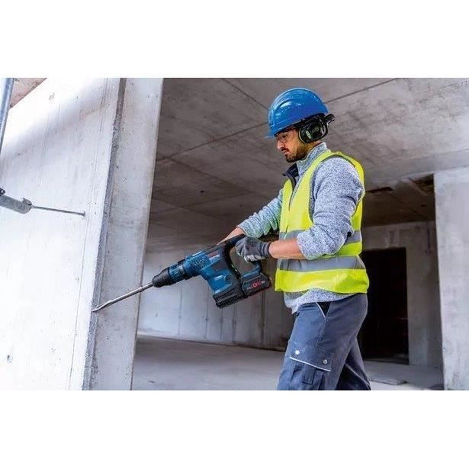 Wiertarko-wkrętarka udarowa SDS-Max 18 V, 7,0 J Biturbo (tylko narzędzie) GBH 18 V-36 C - BOSCH 0611915001 - 6