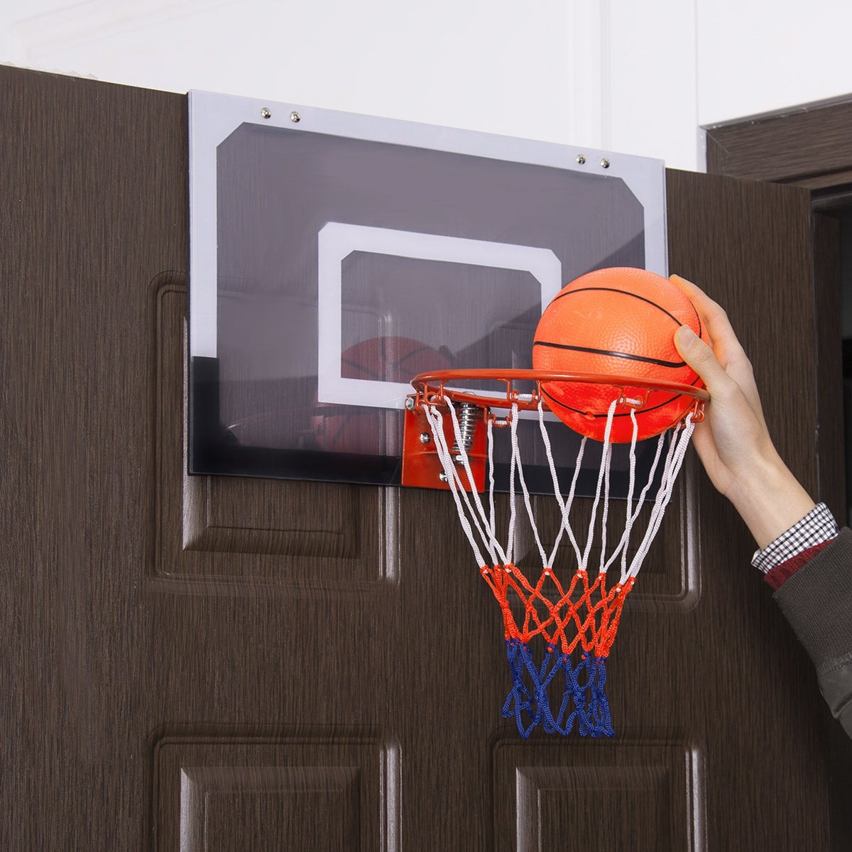 Rideau Voilage Panneau Panneau de Basketball Transparent pour Porte de