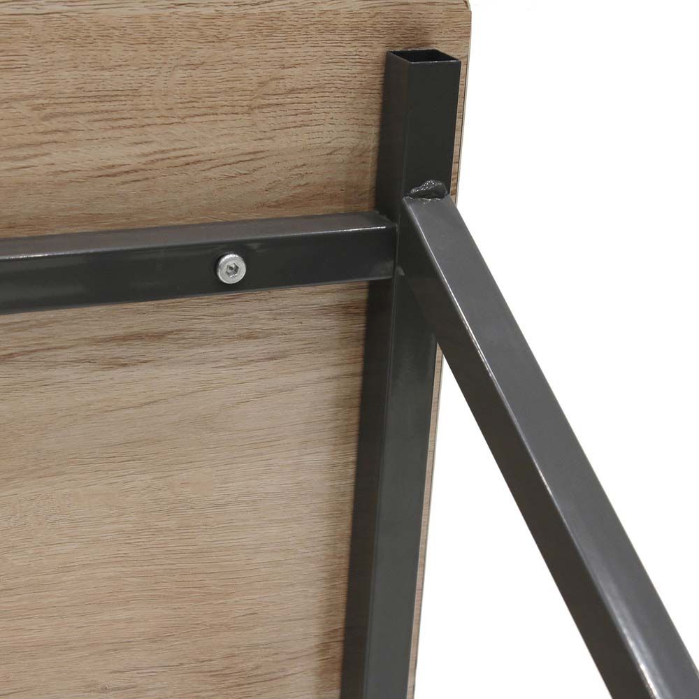 Scrivania in legno e metallo Brice - 8