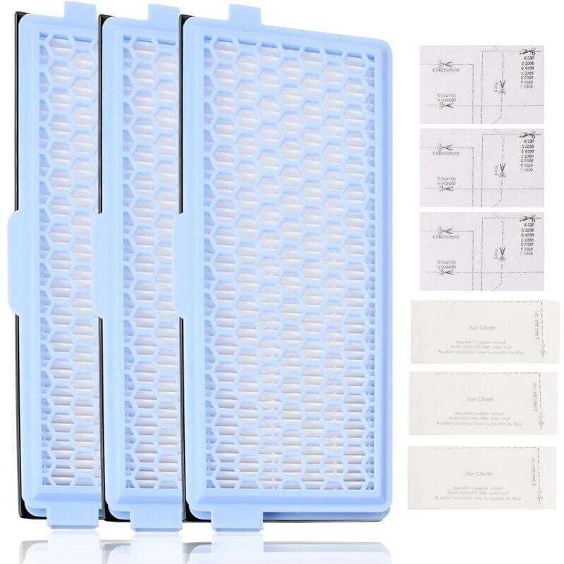 Set de 3 filtre pentru Miele, inclusiv 3 filtre Active AirClean, 3 filtre pentru motor 3buc