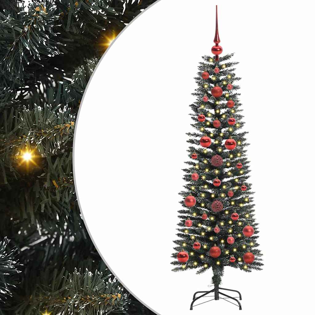 Sztuczna choinka z 150 diodami LED Zielony 40.5 x 40.5 x 120 cm