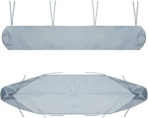 Springreen Housse De Protection Parasol Jusqu’à 300 Cm – Bâche Universelle Robuste Anti-UV, Imperméable, Facile à Installer Avec Barre D’Extension