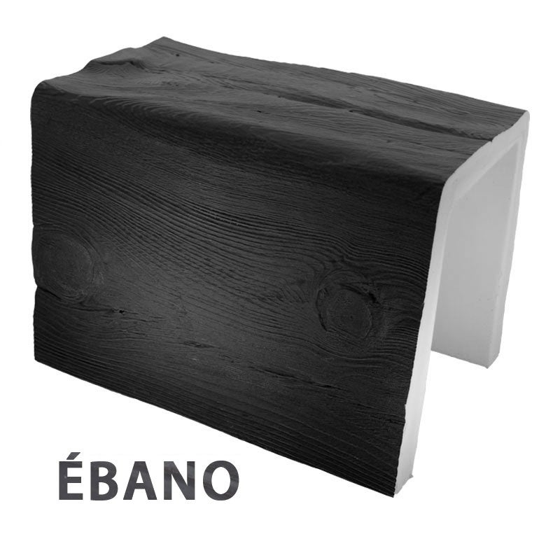 Decoracion Poliuretano  Viga De Imitación Madera Color Ébano 18X21,5X300 Cm Fabricada En Poliuretano , Leroy Merlin