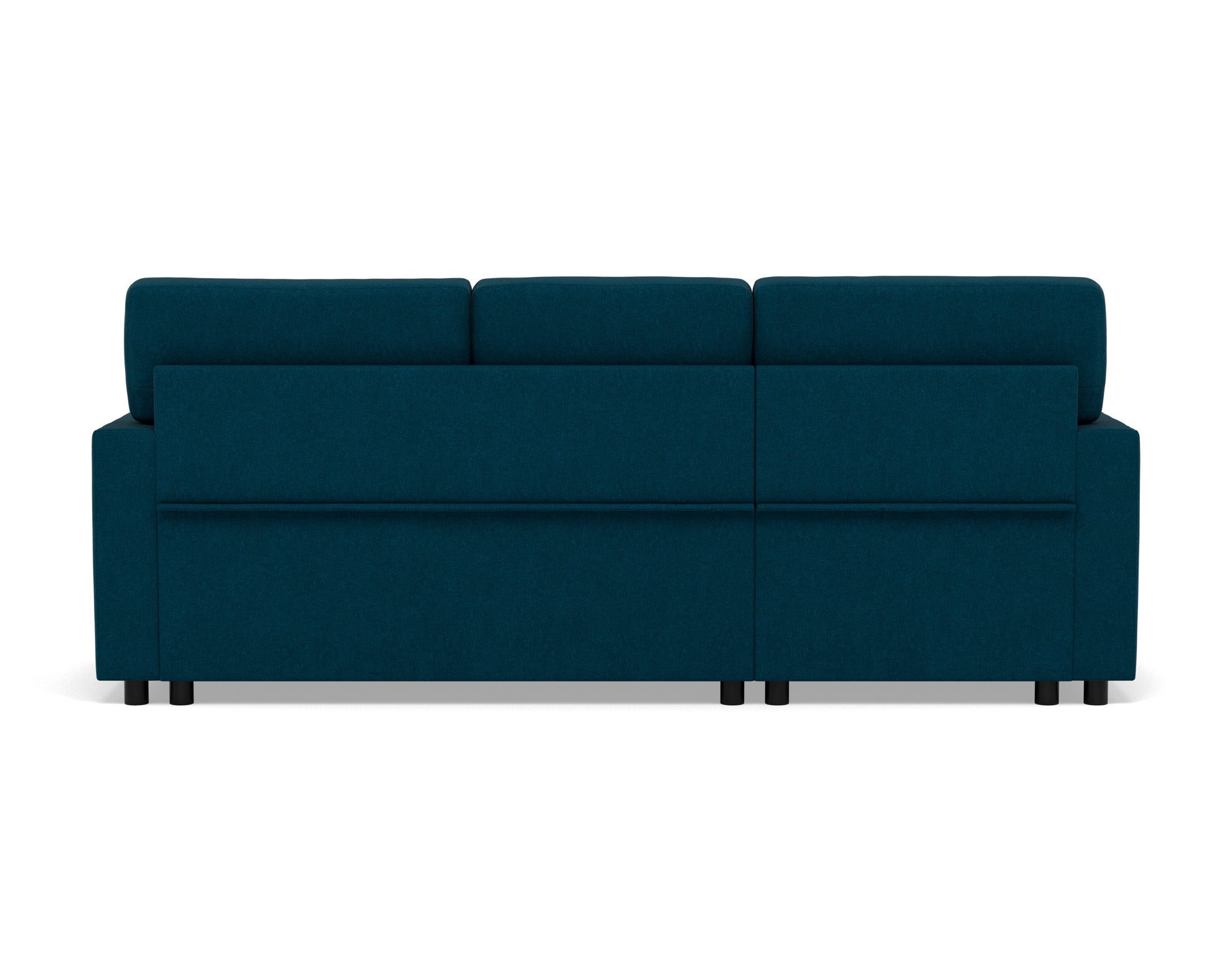 Canapé d'angle réversible convertible 4 places en tissu bleu - MEIYA - Best Mobilier - 6